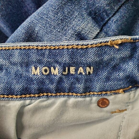 American Eagle Womens Medium Wash Mom Jean Size 12 - Picture 5 of 7